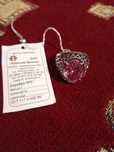 Серебро 925.кольцо фианит розовый