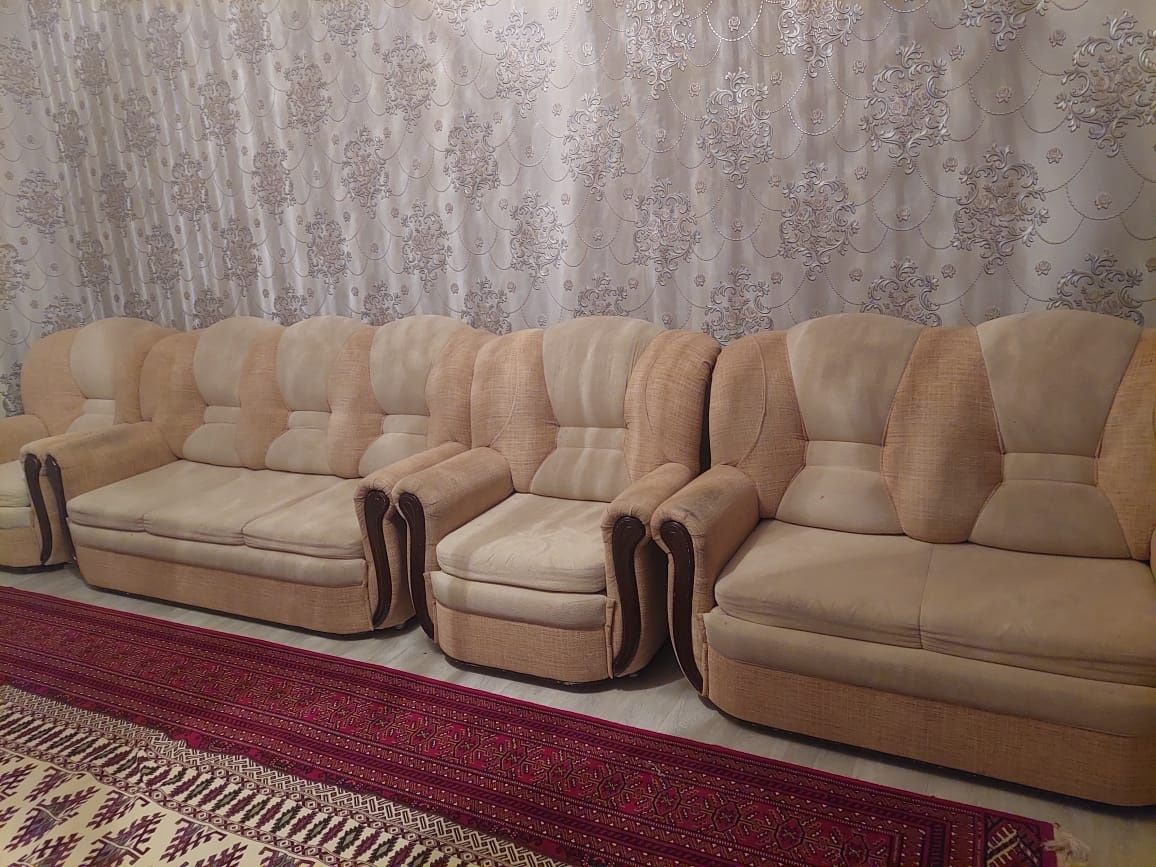 ДИВАН 4 штук 2 улкени 2 адамдық кроват болат 2 кишкентай 1адамдық