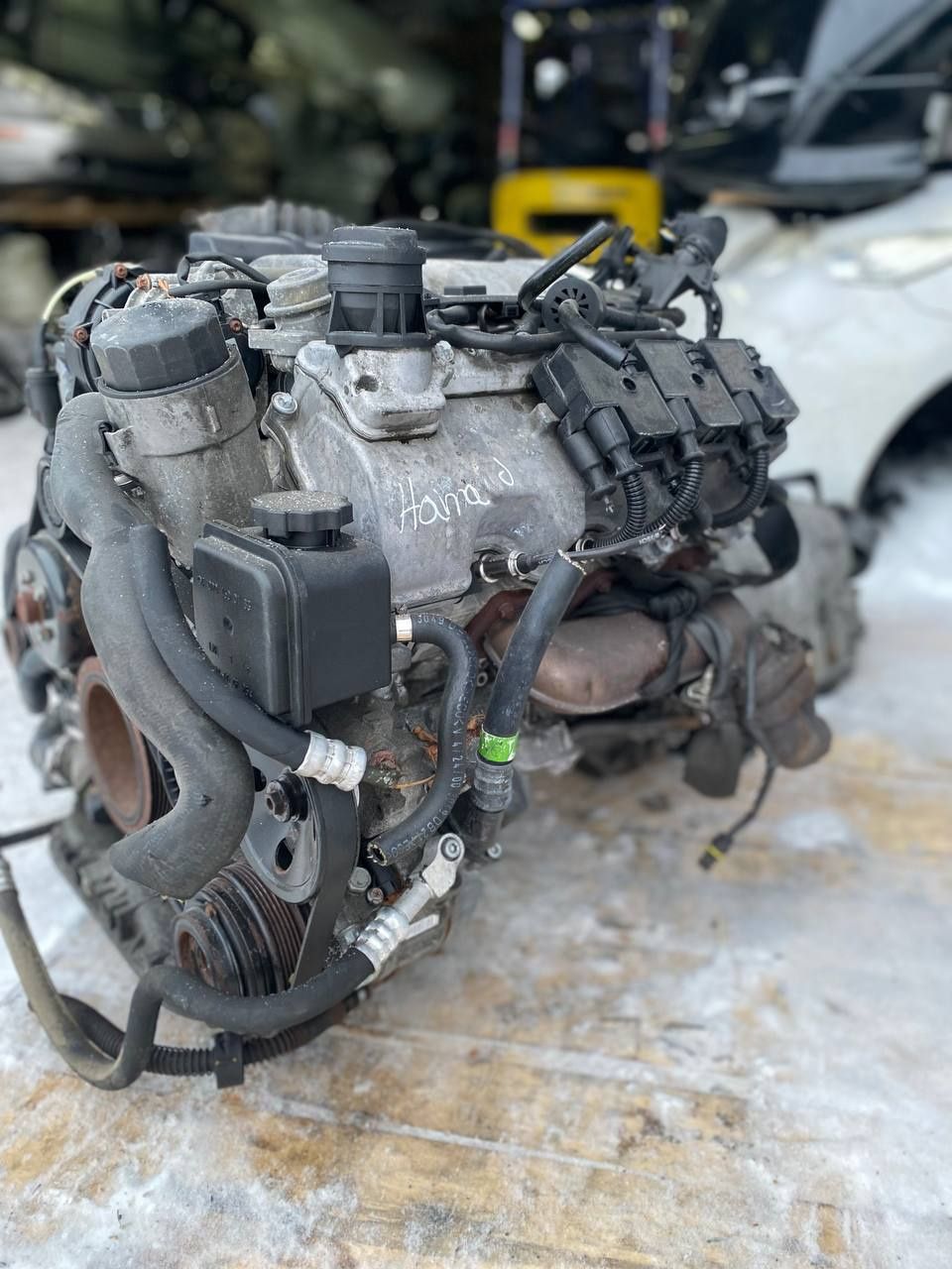 Двигатель M112 на Mercedes Benz ML320 W163, 3.2 литра;