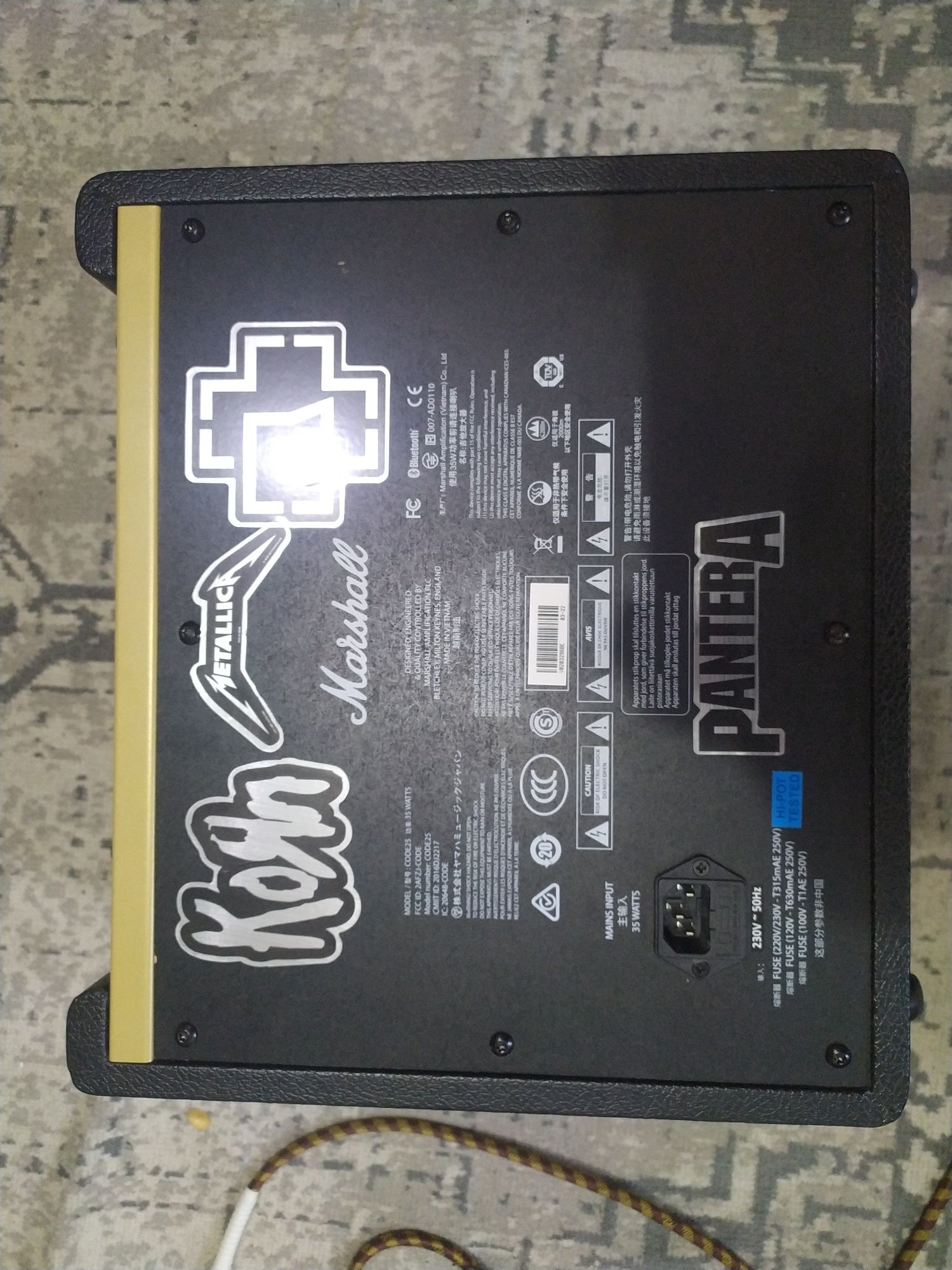 Комбоусилитель Marshall code 25