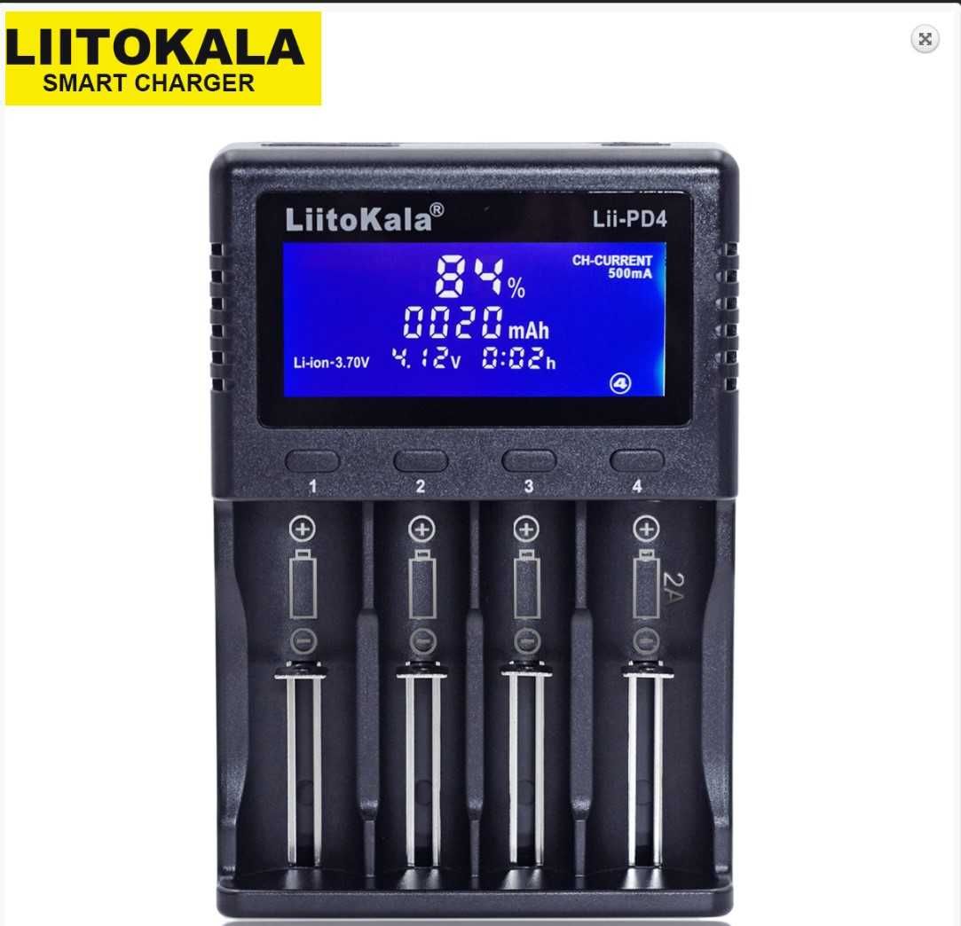 Зарядное для аккумуляторов LiitoKala Lii-500 / Lii-600 / Lii-PD4