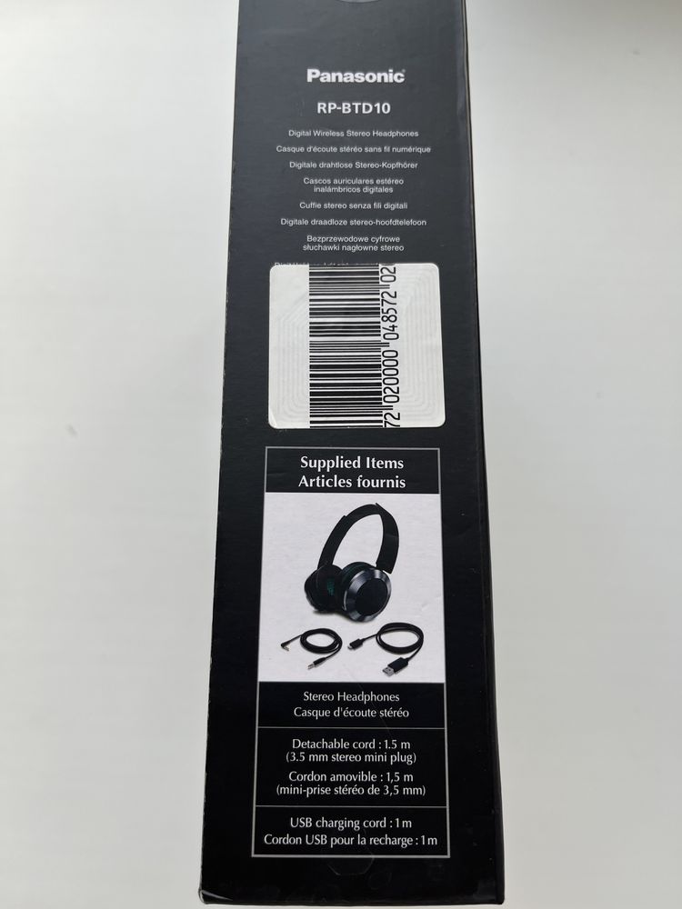 Наушники накладные «Panasonic RP-BTD10»