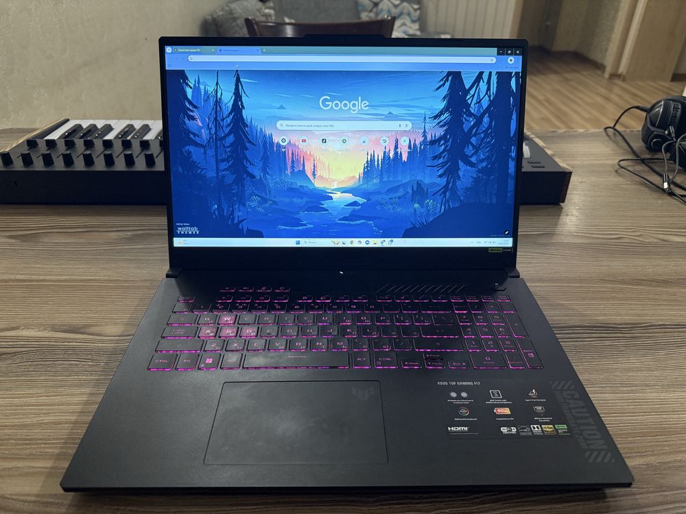 Игровой ноутбук ASUS TUF Gaming F17 FX707ZU4