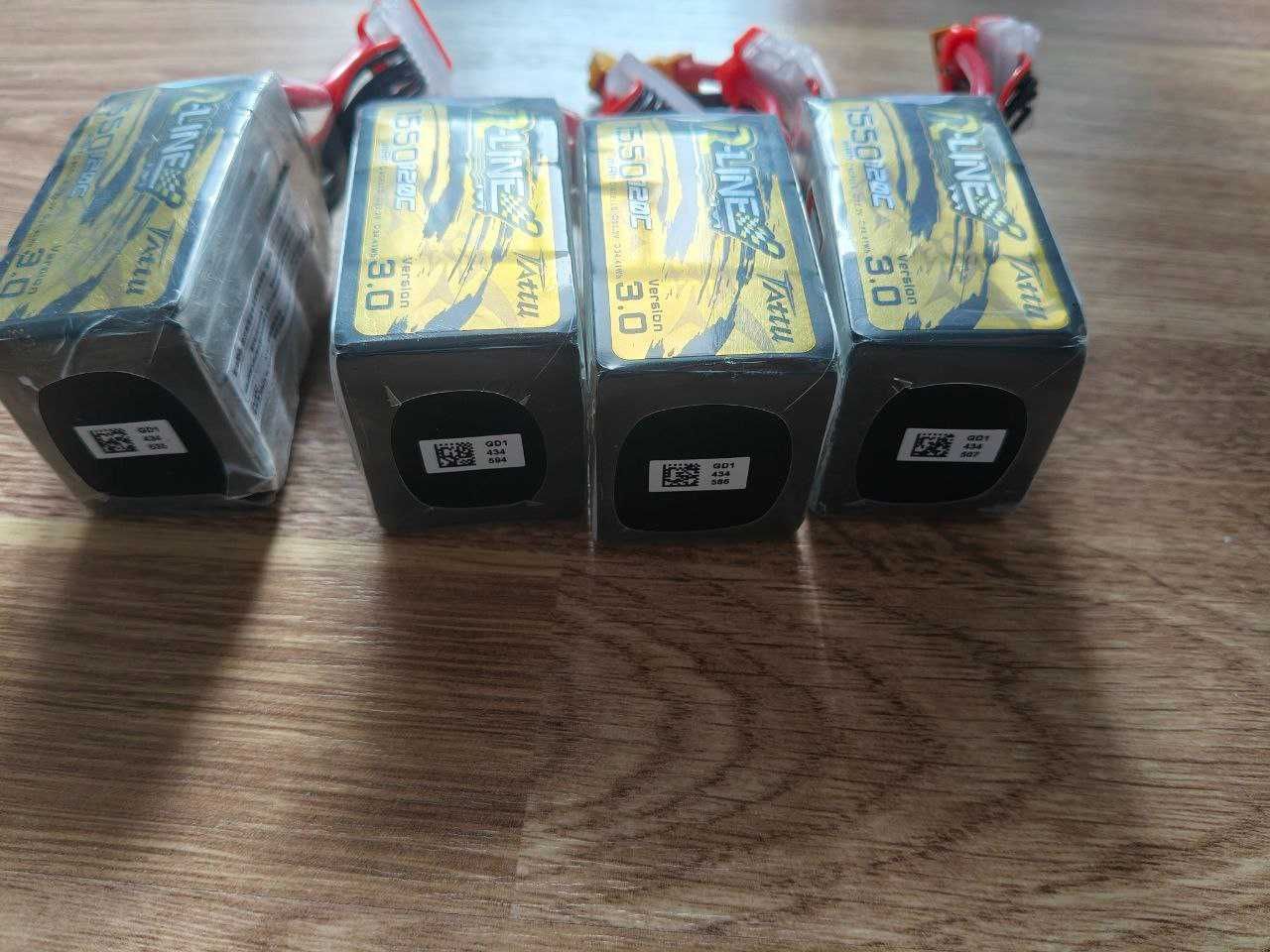 Аккумуляторы Tattu NewR-Line V3 LiPo 1550 mAh 120c 6S