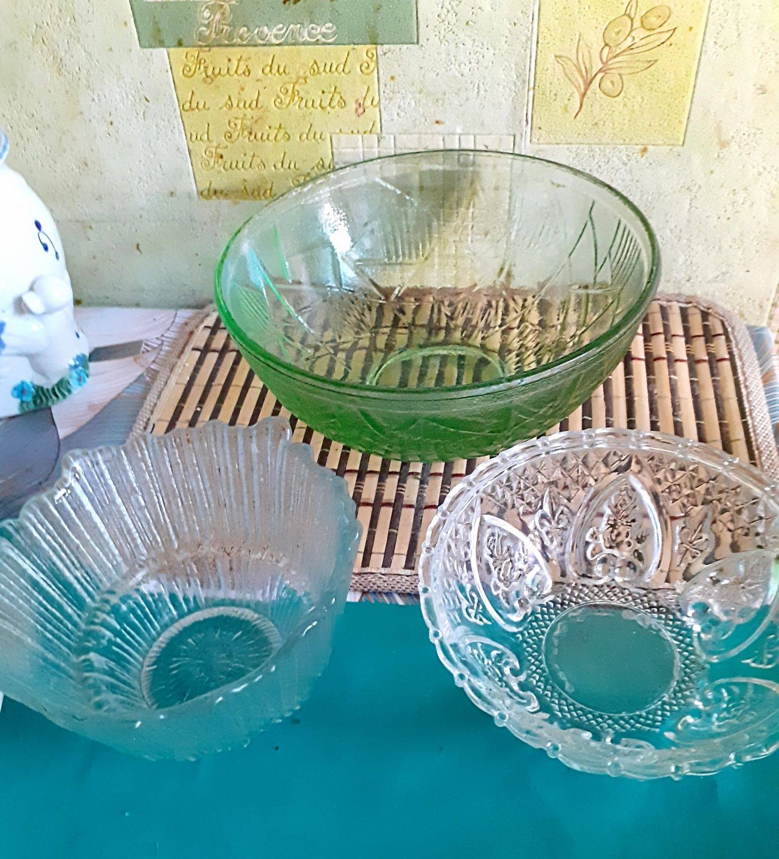 Стеклянные салатницы советские
