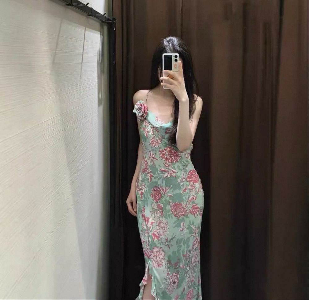 Платье zara цветочное