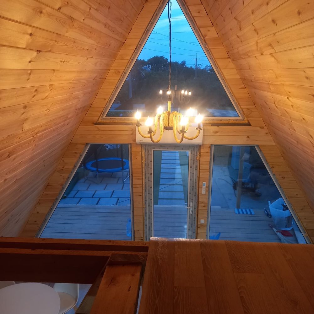 Сдается уютный A-frame домик по суточно рядом жемчужиной