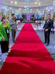 Дорожки красные стойки парфлексы церемониальный набор прокат аренда