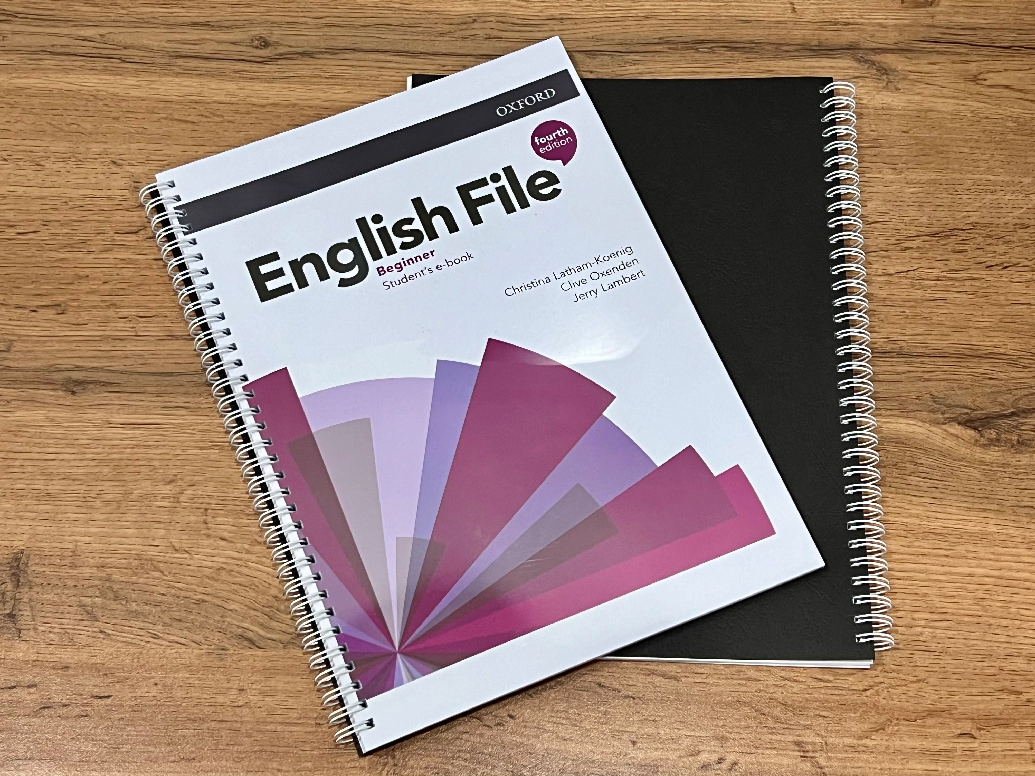 Учебники English File Beginner 4 издание Супер качество