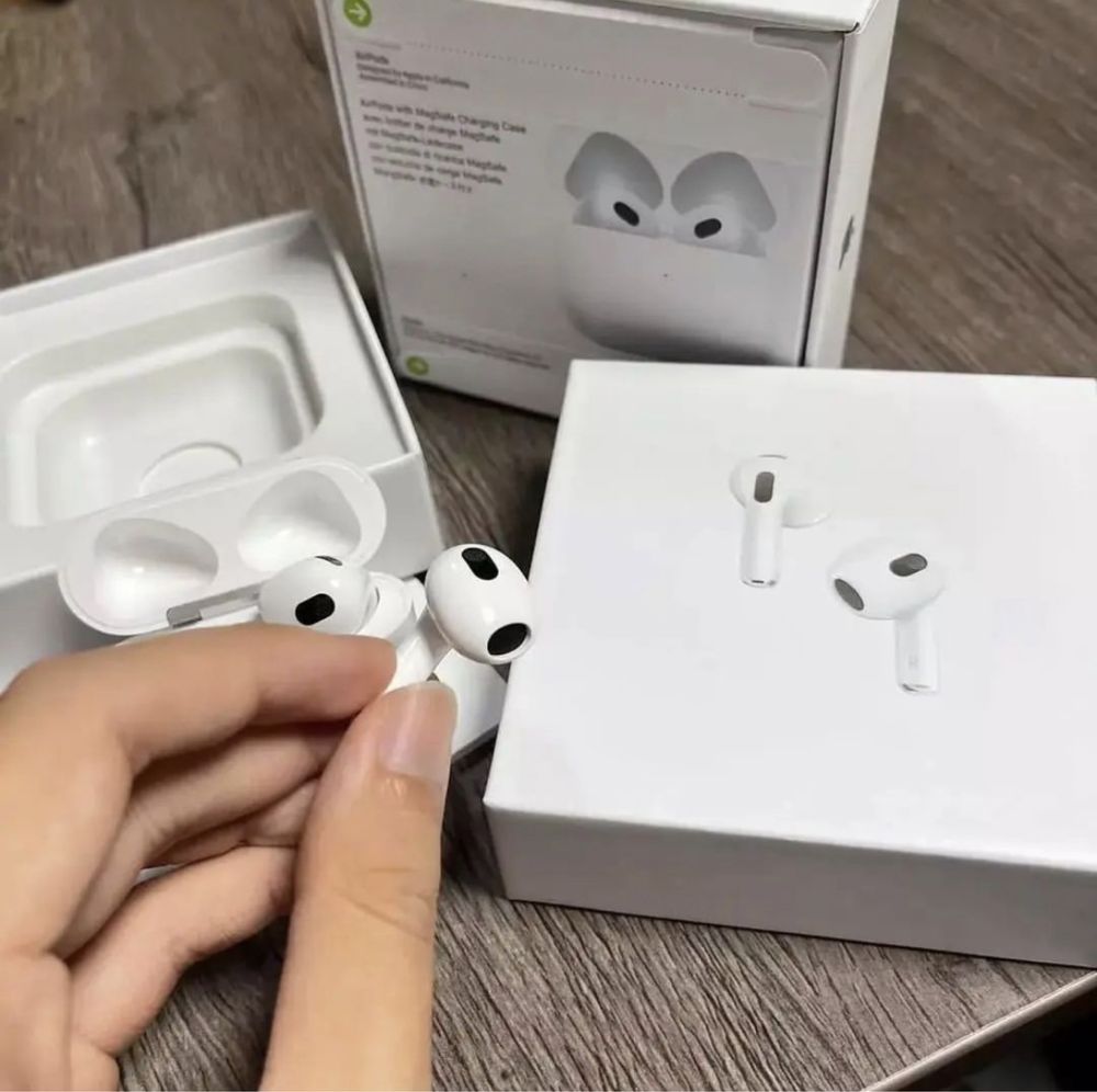  AirPods 3 Apple EAC Lux 1 в 1, Лучший подарок! Люкс