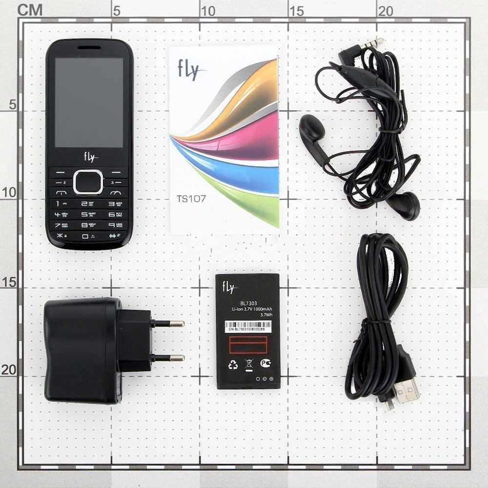 Телефон FLY TS107 с 3(тремя) сим-картами+ карта памяти и аналоговое TВ