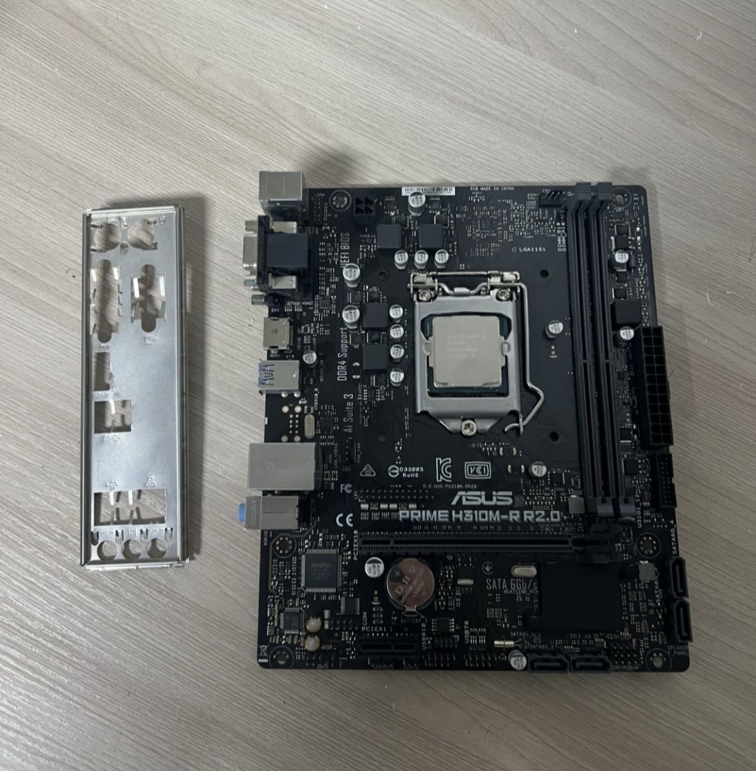 Комплект i5-9400f + Asus Prime H310M-R 2.0 +  gtx 750