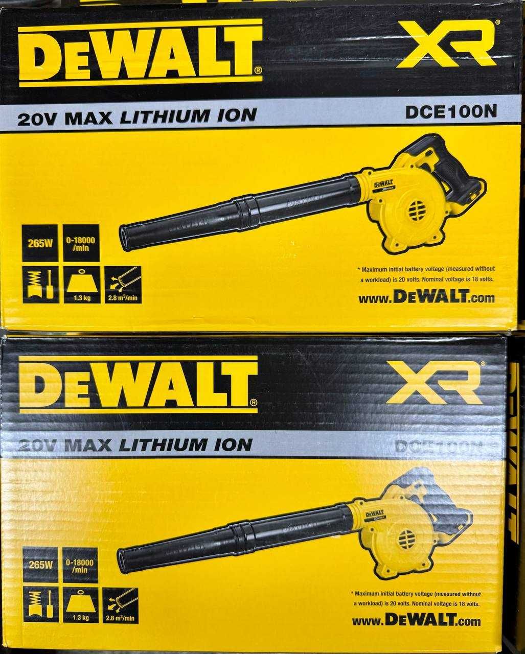 Аккумуляторная  воздуходувка ветродувка (ветродуйка) Dewalt DCE100