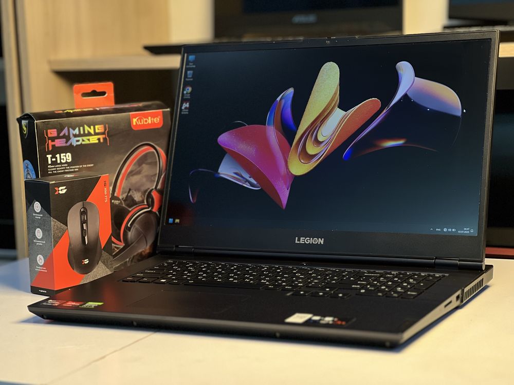 Игровой ноутбук Lenovo Legion! RTX | RYZEN 7 | 144GHz | Рассречка!