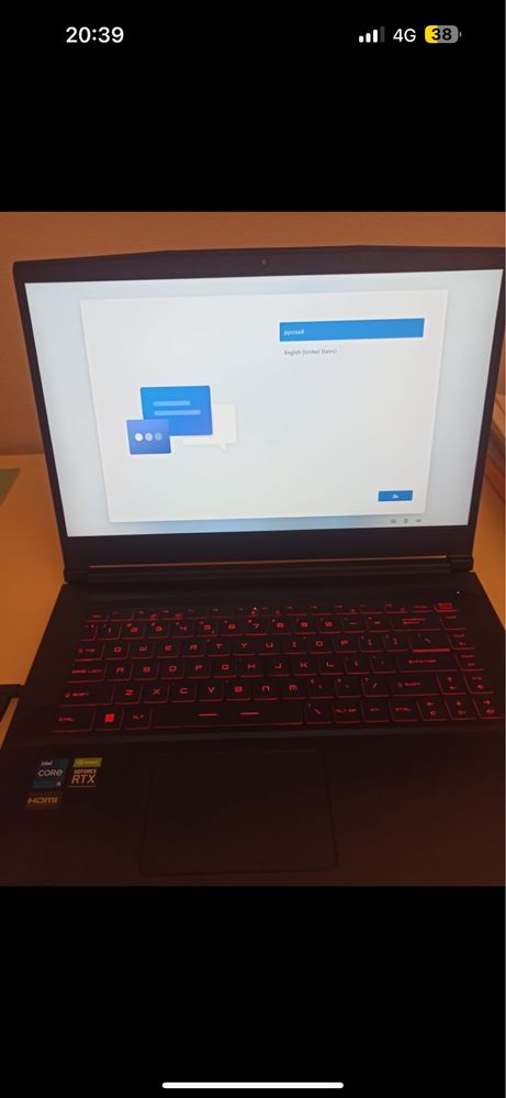 Ноутбук MSI GF63 Thin 11UC
