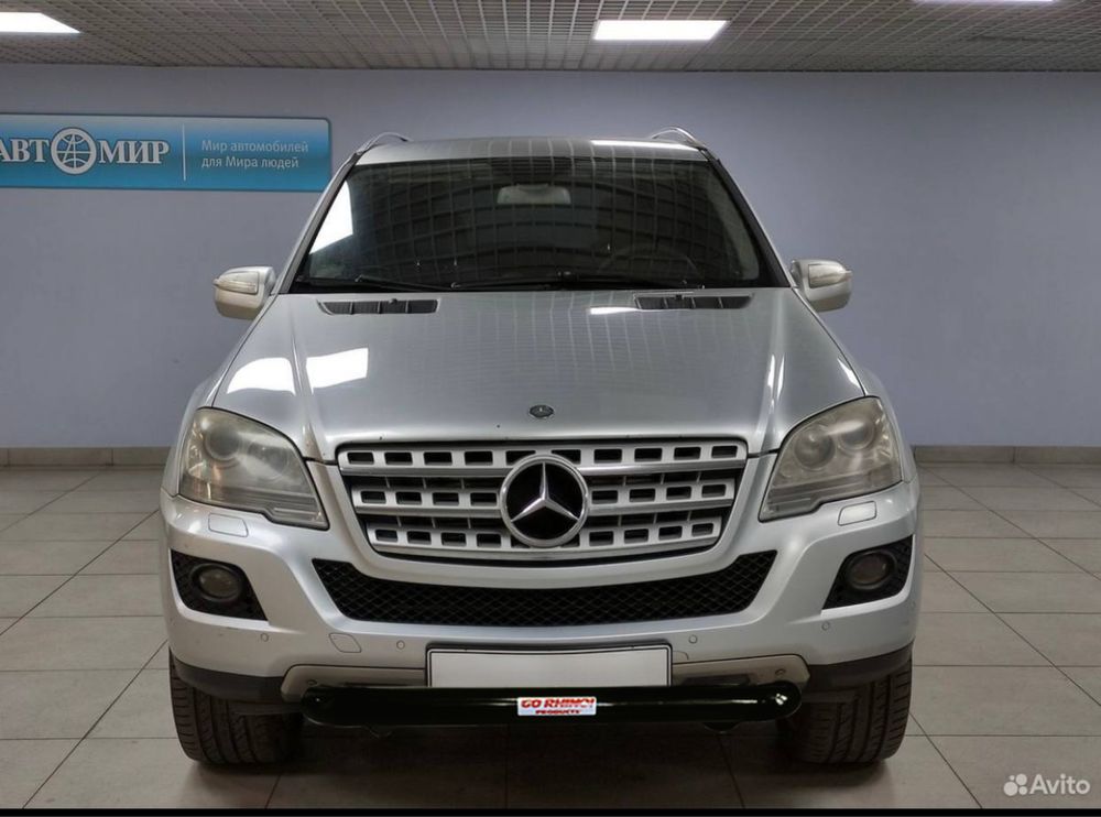 Защита бампера на Mercedes gl w164 ml w164