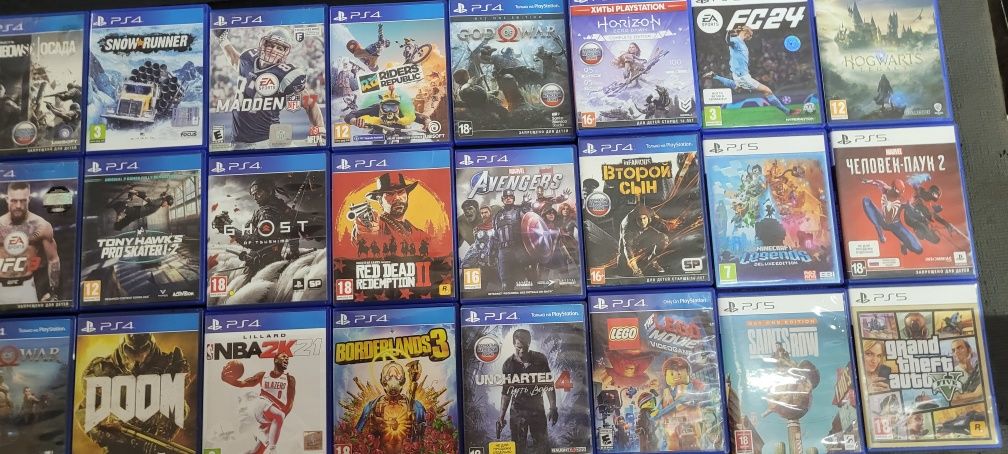 Игры на PS4 PS5 онлайн и диски