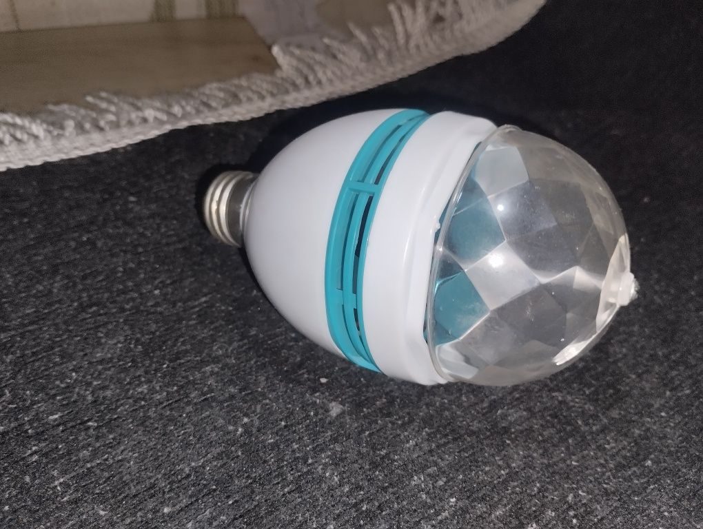 Лампочка Лампа светодиодная «Диско» 3 LED E27 мультисвет