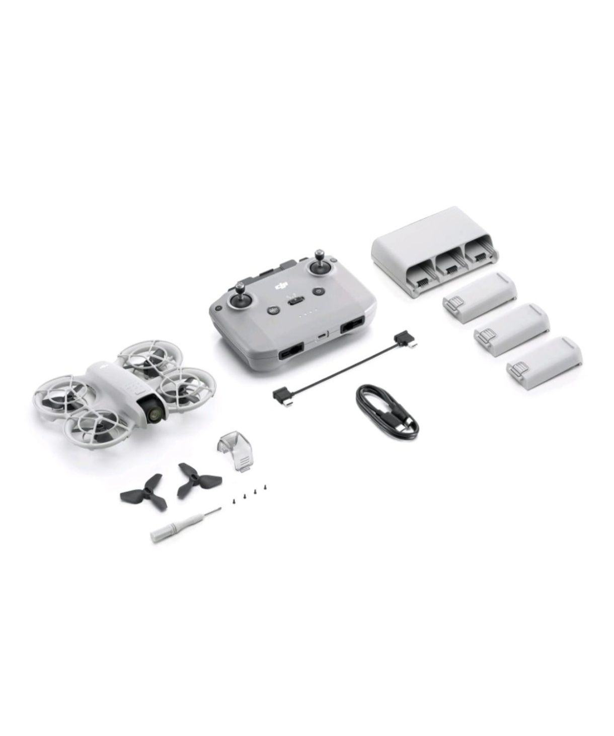 Дрон DJI Neo Fly More Combo белый