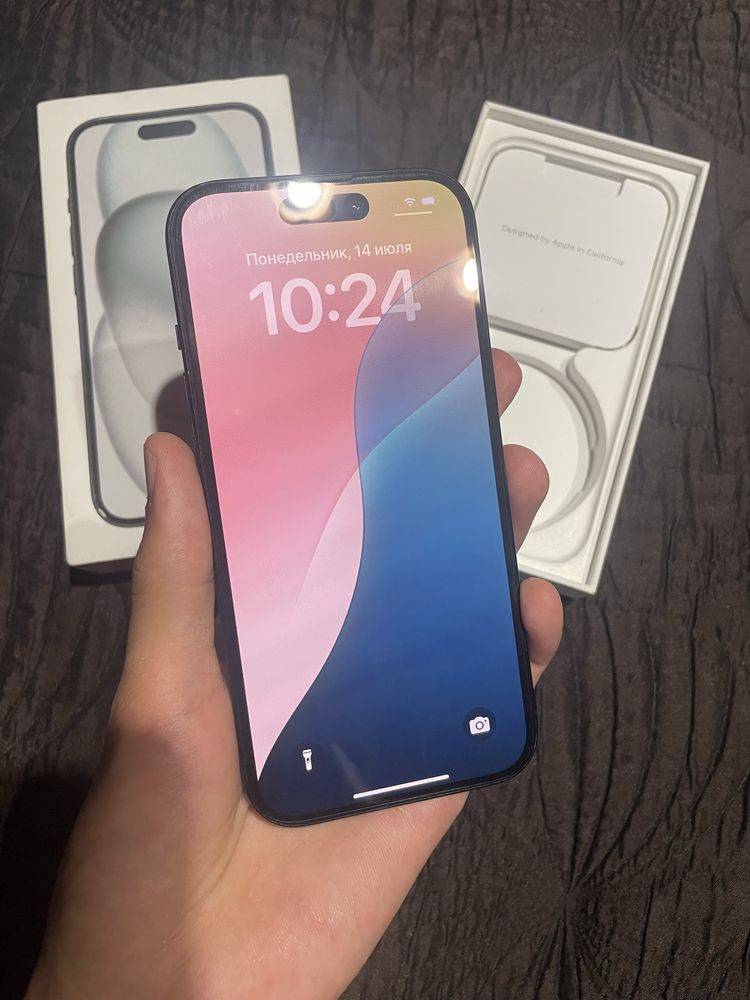 iphone 15 91% 128gb в хорошем состоянии айфон 15 128гб