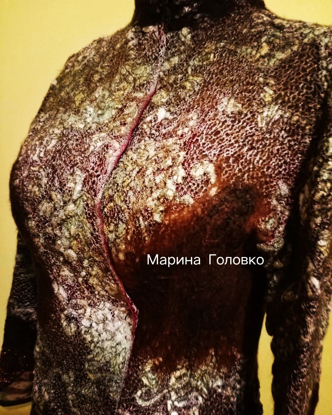 Продам Валяный из натуральной шерсти  жакет. Ручная работа.
