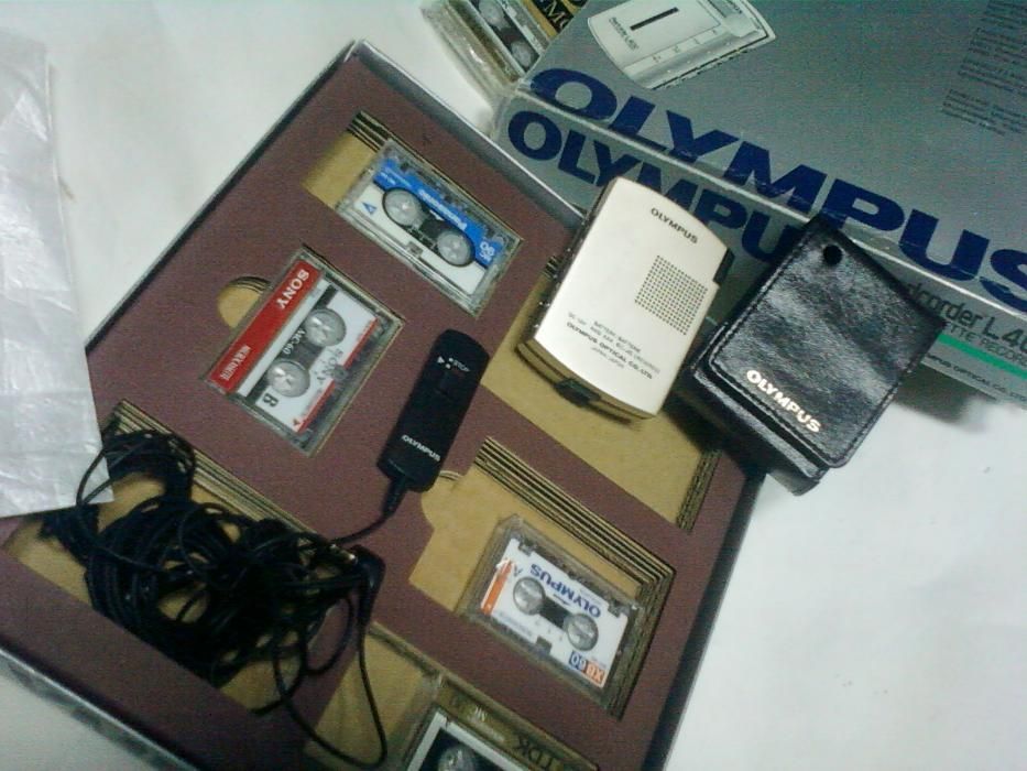 Мини диктофон Olympus Pearlcorder L400 Japan - Япония Оригинал 1985год