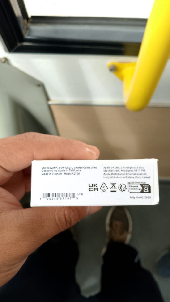 USВ-С шнур, 60w Charge Cable (1m)