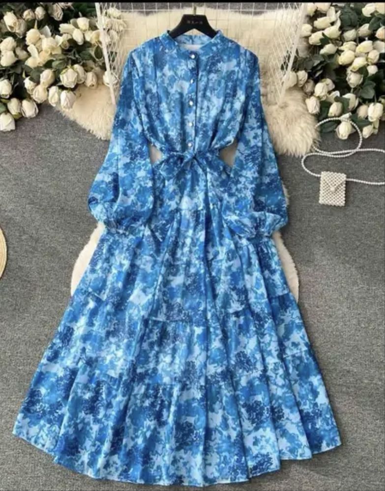 Шифоновое платье