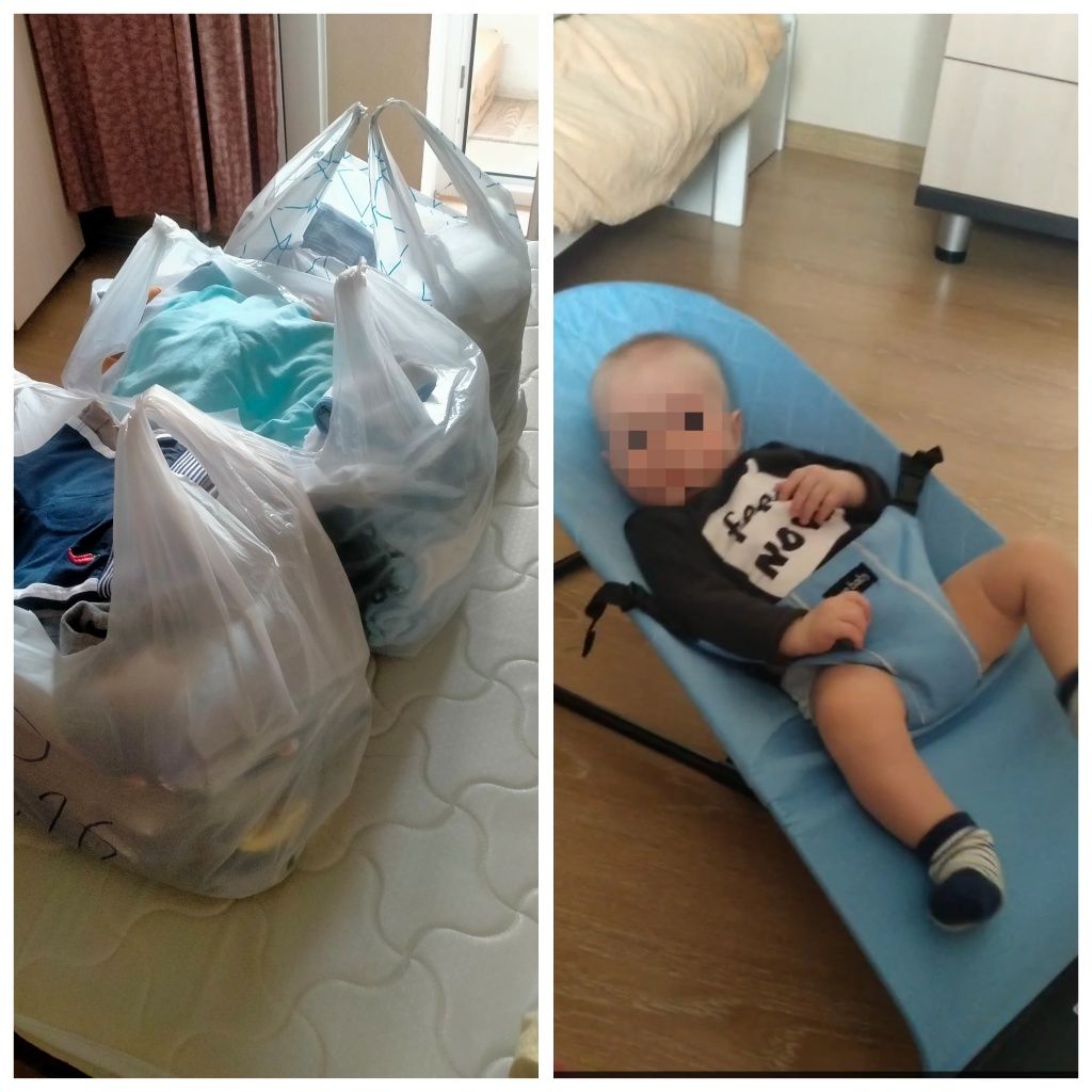 Продам детские вещи от 0 до годика на мальчика