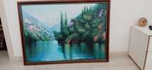 Картина маслом, с рамой