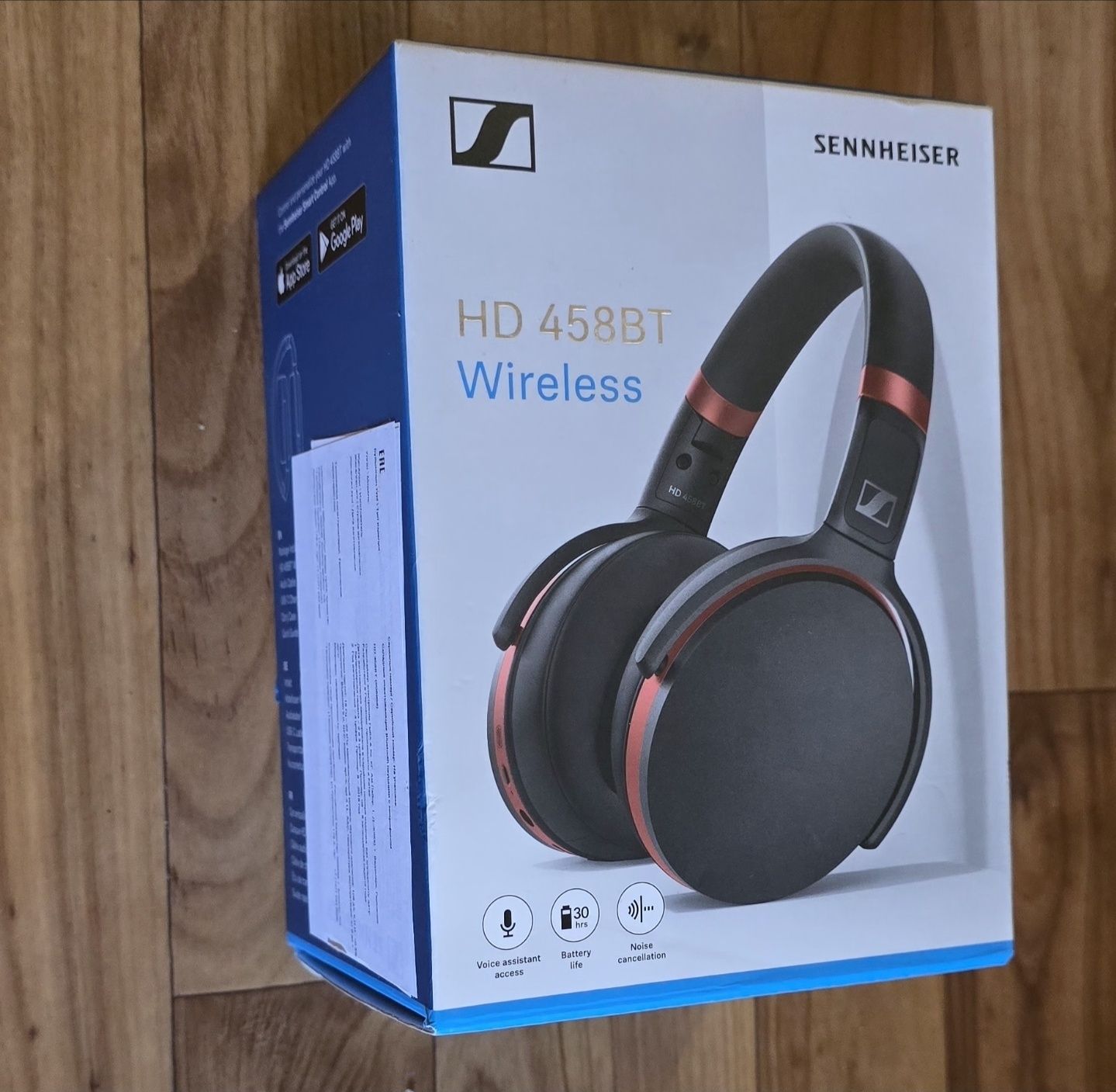 Продам б/у беспроводные/проводные наушники Senneiser HD458BT.