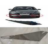 Молдинги на бампер передние*задние  Hyundai Elantra 7 (2020г-2023г)