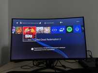 playstation 4 + 2джойстик + игры