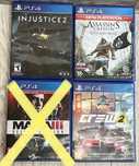 Игры для ps4 the crew, injustice 2, Assassins creed, elden ring