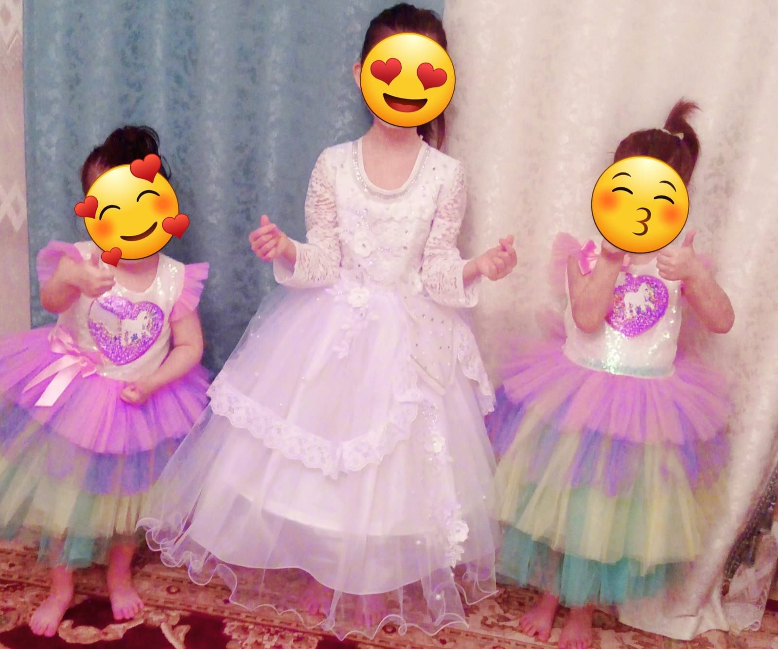 Бальный көйлек, туфли, единорог детский