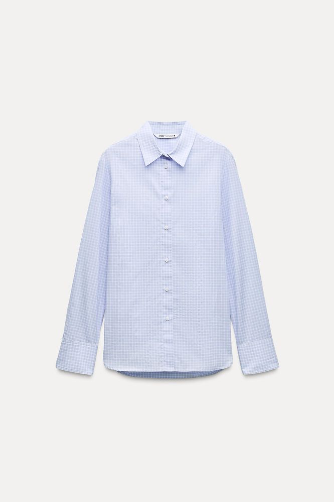 Рубашка ZARA, 100% хлопок, р. M, S. Оригинал