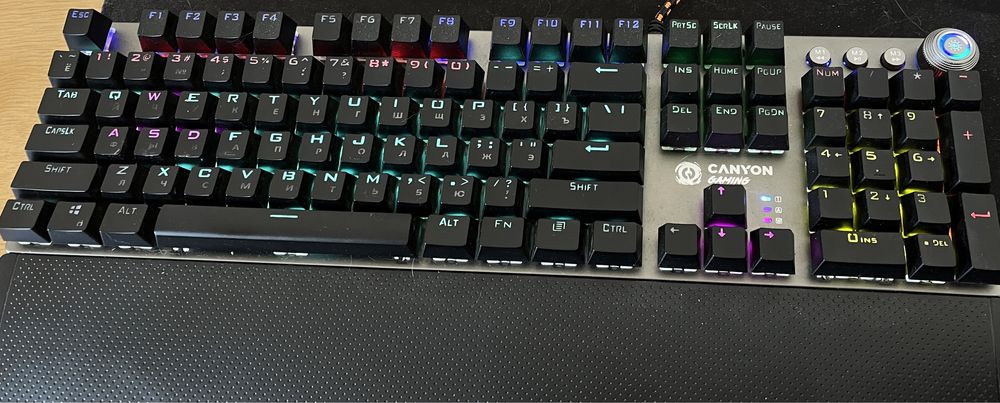 Механическая клавиатура Canyon Gaming для геймеров