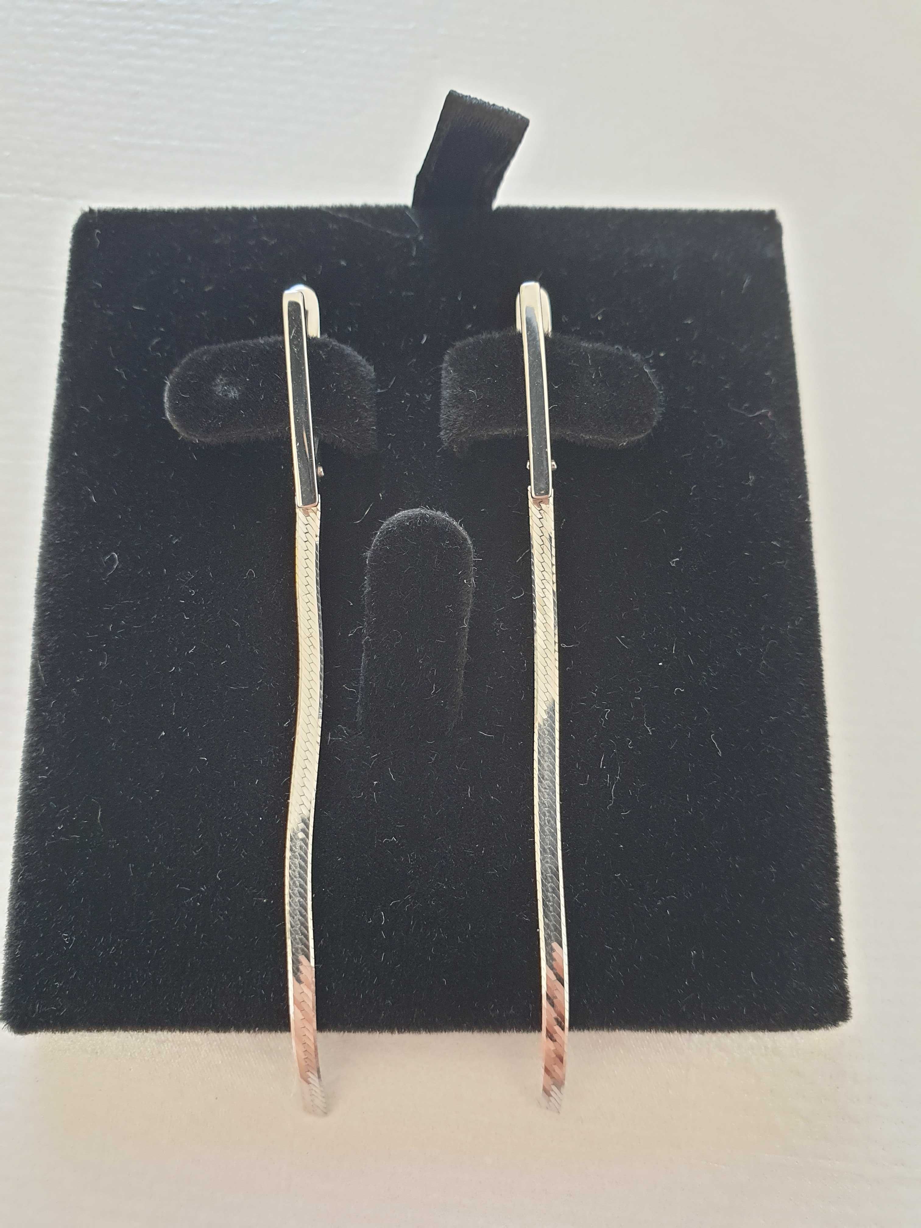 Серьги из белого золота