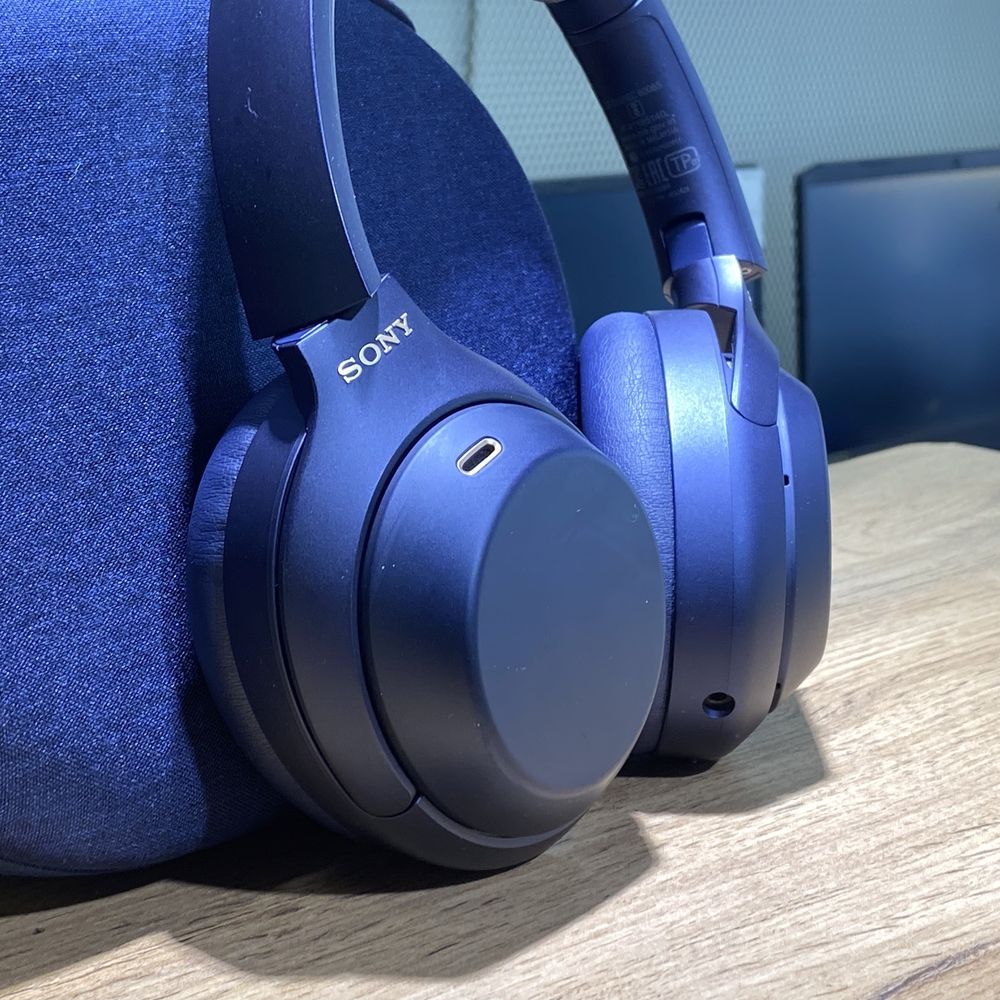 Беспроводные наушники Sony WH-1000XM4, Синие, 9938/А10