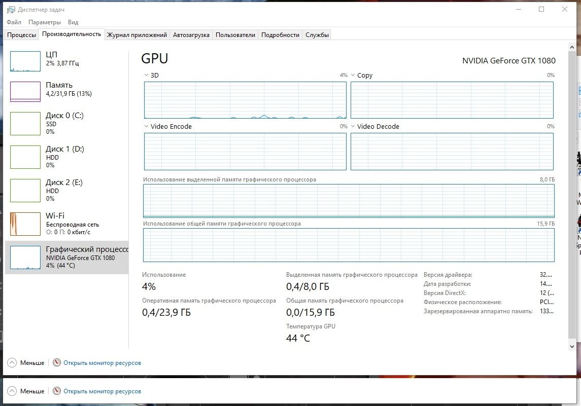 Ryzen 5500, GTX1080, DDR4 32х2Gb, SSD 500 Gb