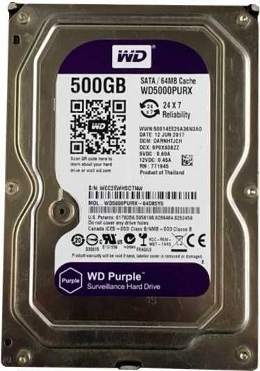 Жёсткий диск HDD 500 Гб., 1Тб., 2Тб.(используется для систем видеонаб