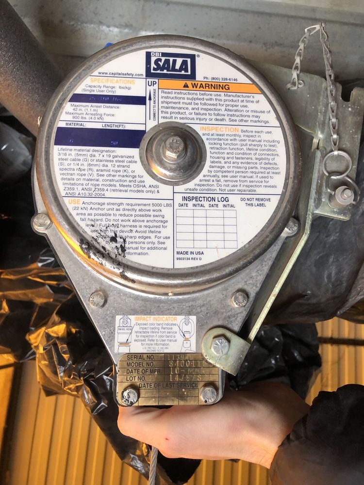 Продам ручную лебедку Dbi SALA (USA)
