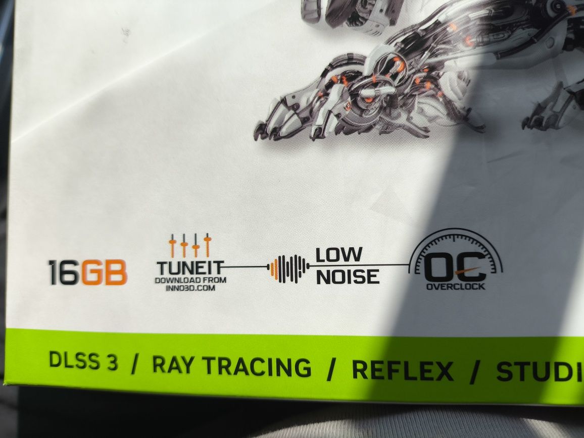 RTX 4060ti 16Gb/коробка/документы/в идеальном состоянии/пломбы.
