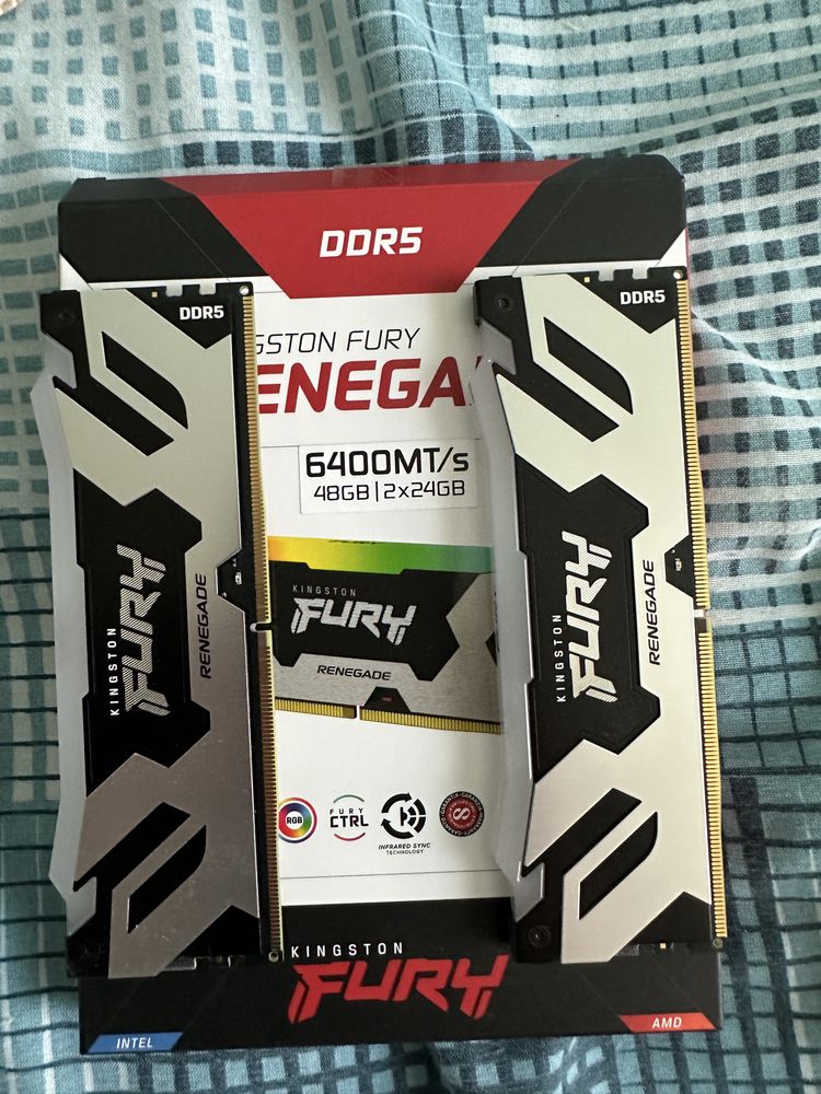 Оперативная память Kit DDR5 Kingston FURY Renegade 48GB(2x24) RGB
