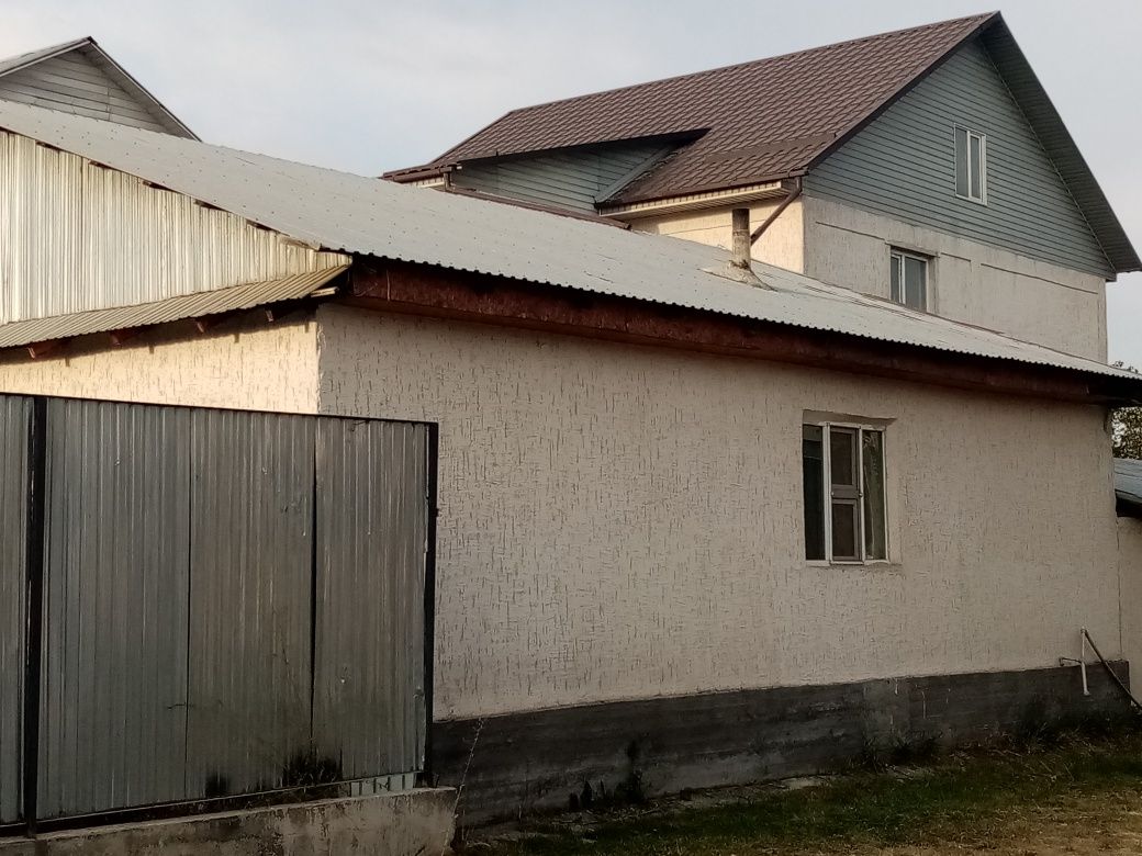 Срочно уй сатам 2этаж +мансарт подвал касында времянка баня склад бар.
