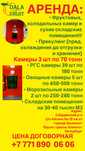Сдам в аренду холодильные камеры