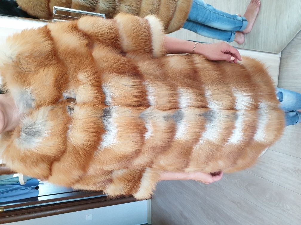 Шуба лиса греческую