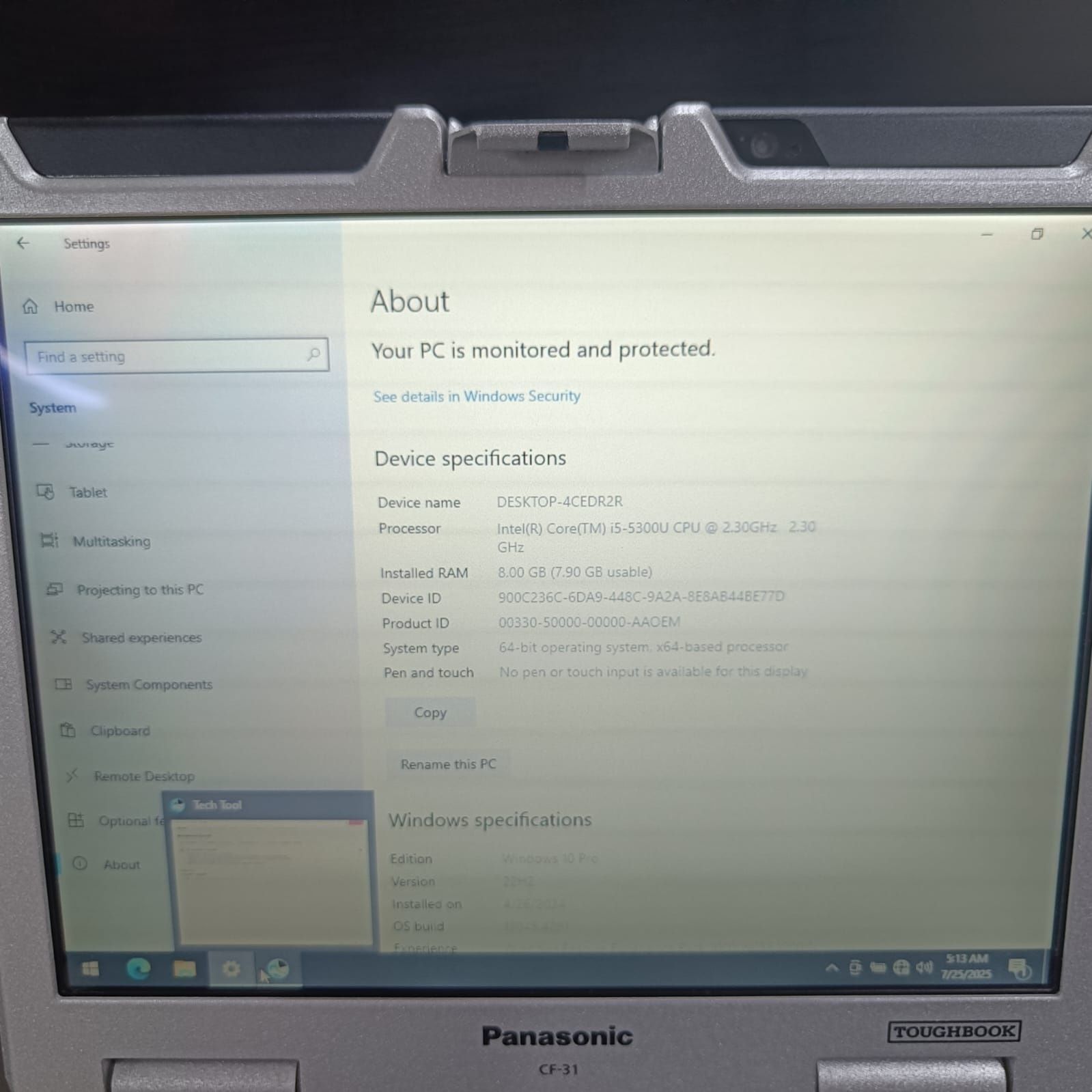 Ноутбук Panasonic CF31