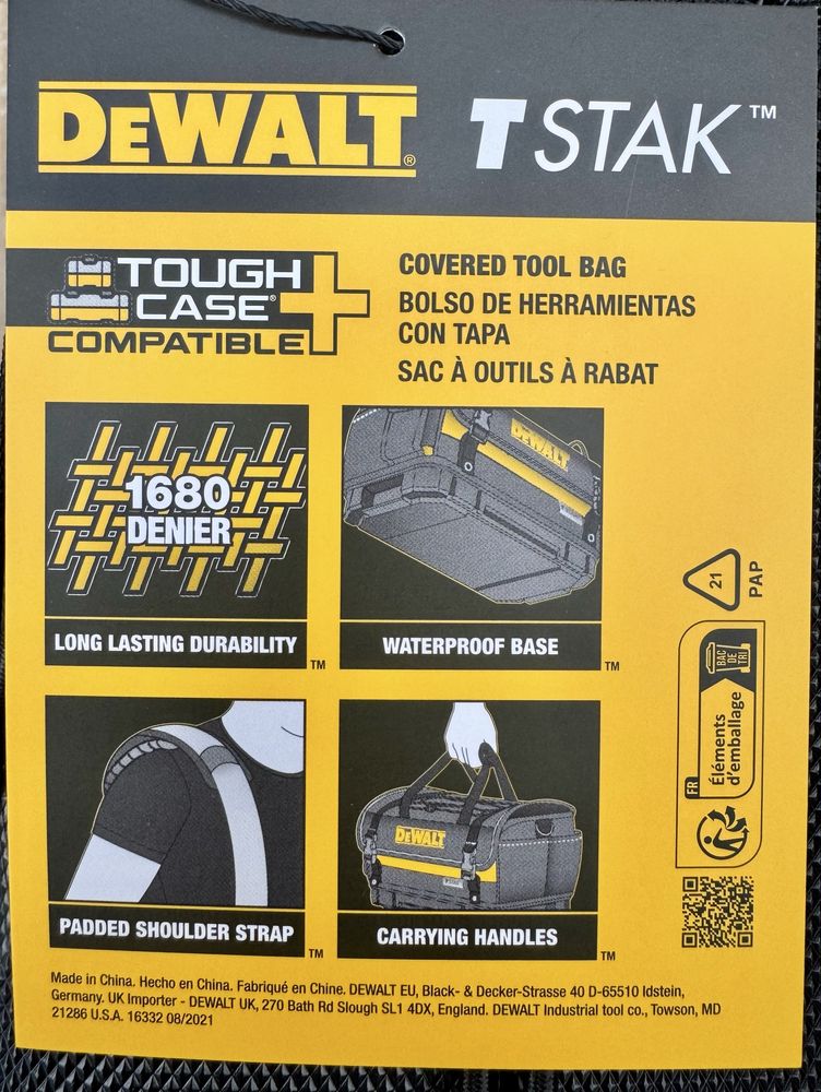 Сумка кейс чехол чемодан для инструментов Dewalt новая, оригинал