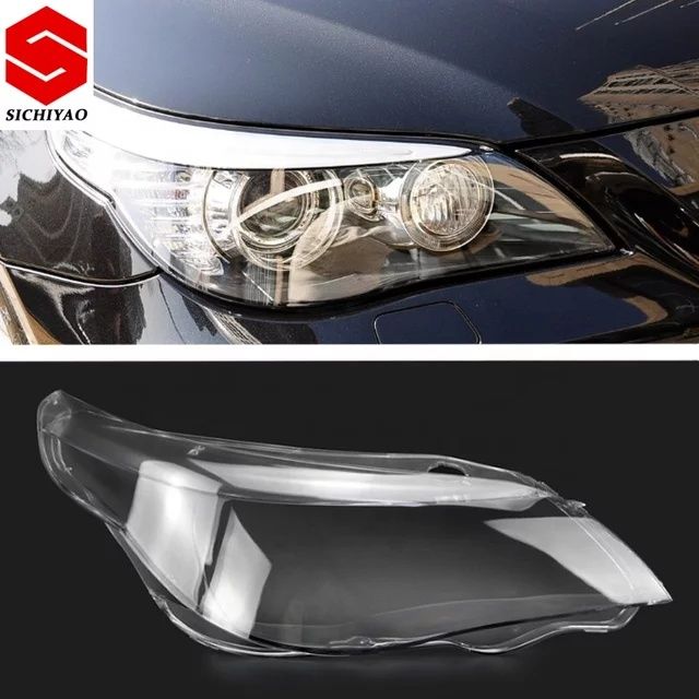 Стекло фары BMW E60 рестайл LCI